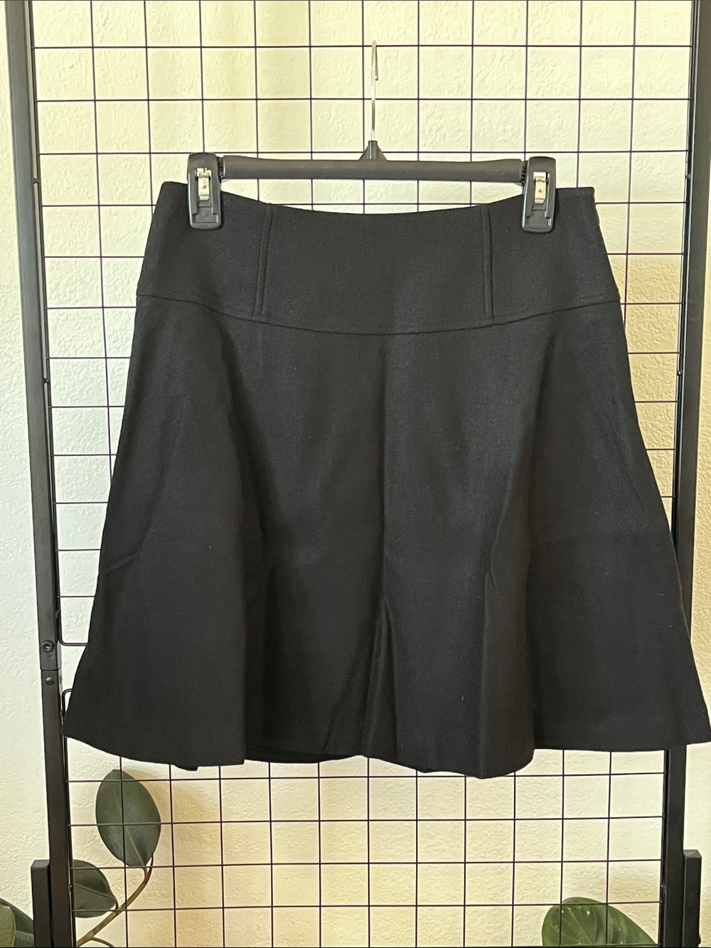 bobeau Black A-Line Skirt
